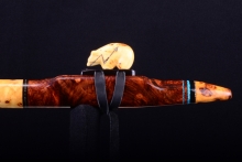 Yellow Cedar Burl Native American Flute, Minor, Mid G-4, #H27D (5)